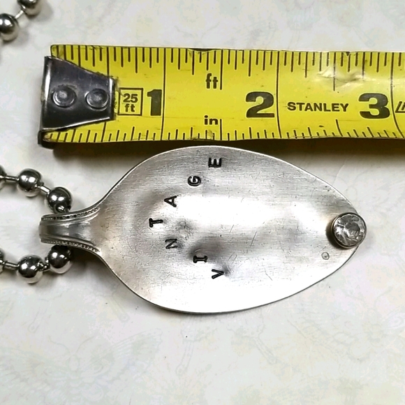 Hand Crafted Repurposed Vintage Spoon Ball Chain Necklace - Picture 13 of 16